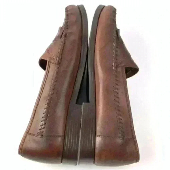 Giorgio Bertini loafers size 13 wide Bartell brown leather - Picture 6 of 9